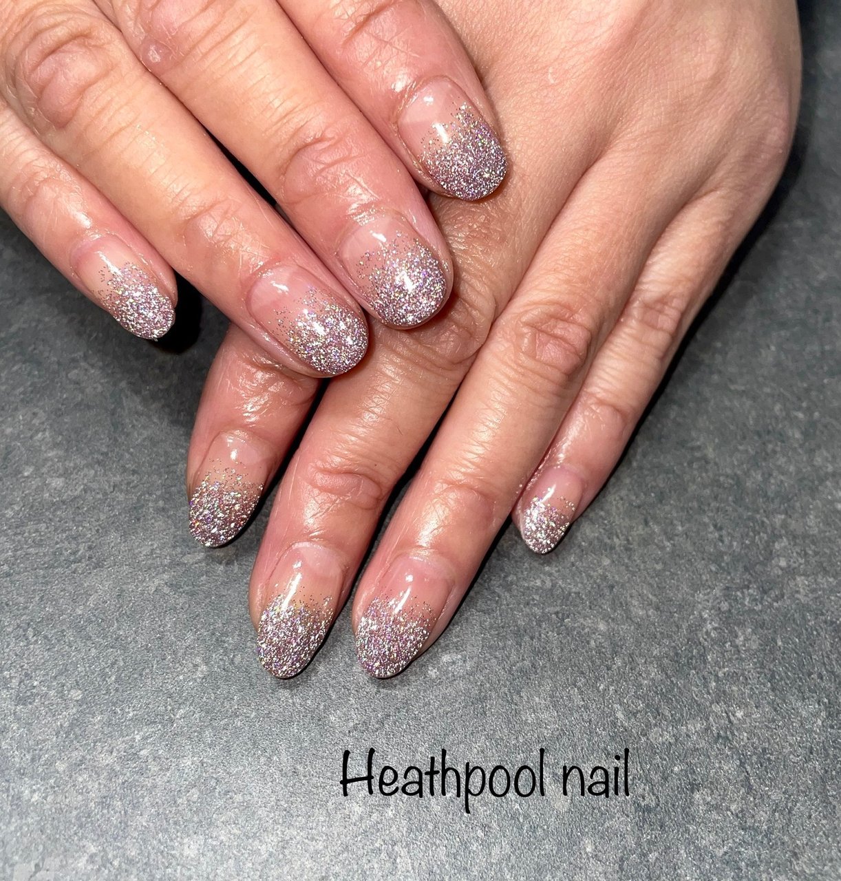 ハンド グラデーション ラメ ピンク ジェルネイル Heathpoolnailのネイルデザイン No ネイルブック