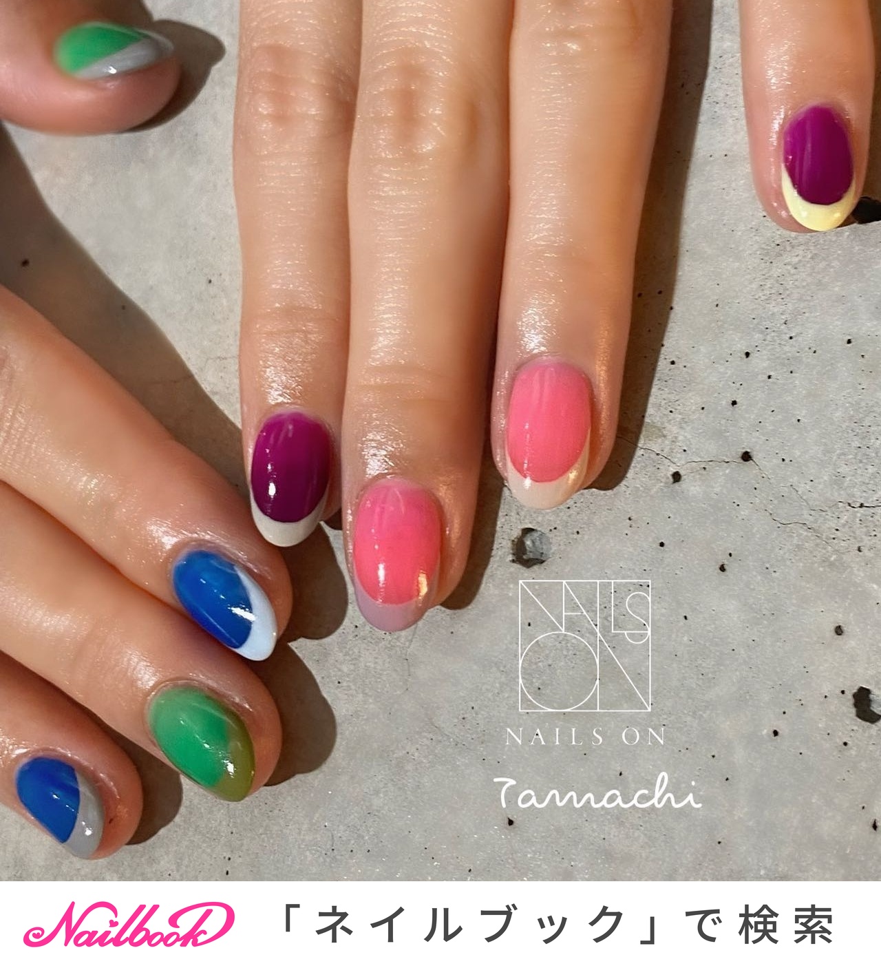 yuko ネイルチップ フルオーダー TWICEネイル・バカラネイル ネイルチップ オーダー メンカラ Hey!Say!JUMP 髙木雄也 - メルカリ