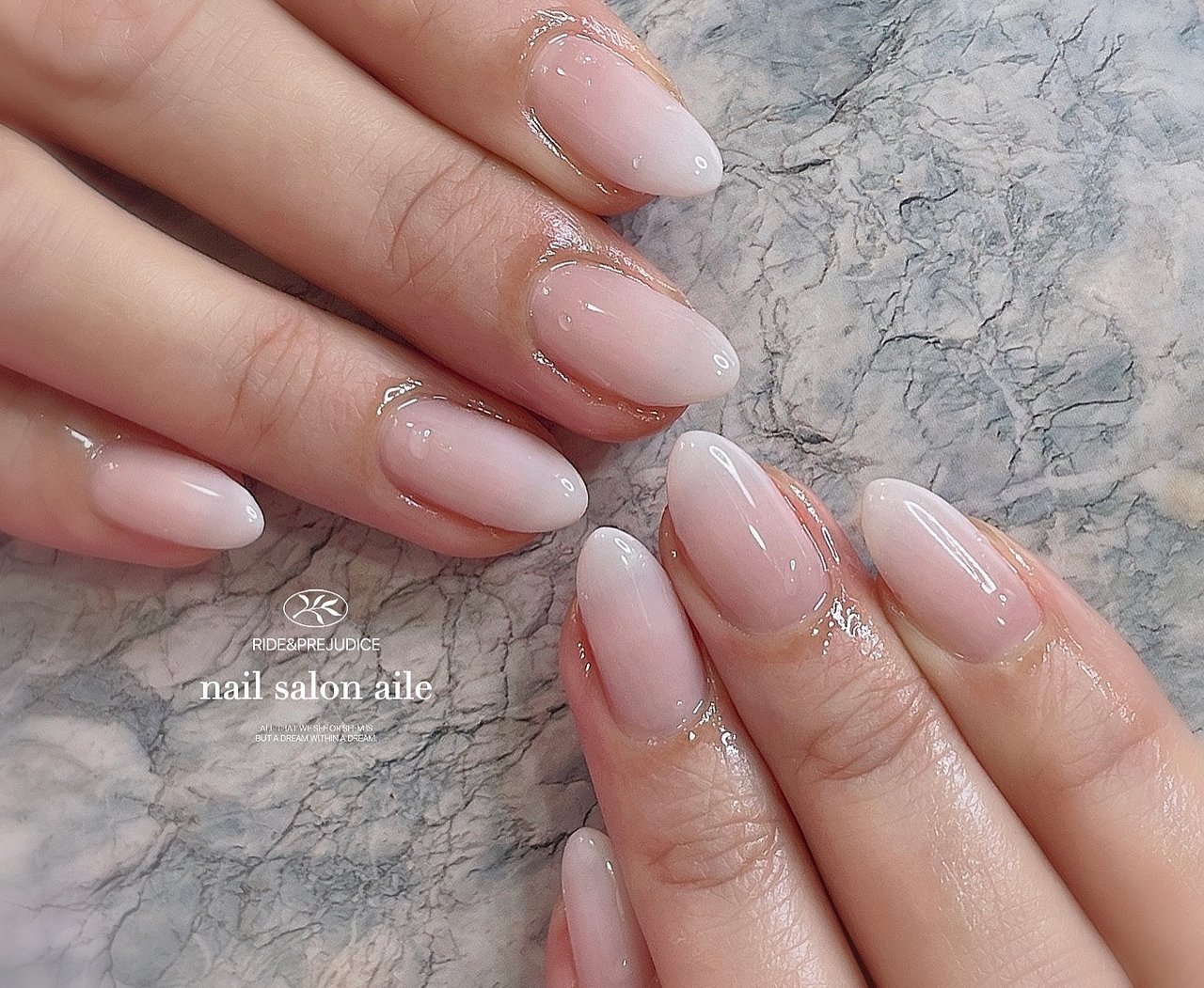 オールシーズン ハンド シンプル グラデーション ワンカラー Nail Salon Aileのネイルデザイン No ネイルブック