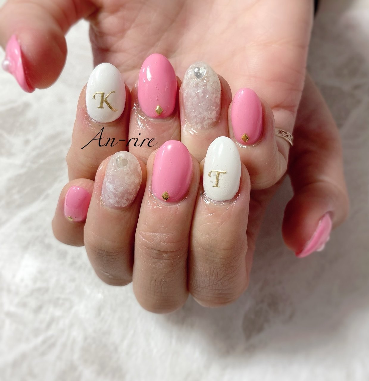 オールシーズン/ハンド/イニシャル/シースルー/ミディアム - AIの