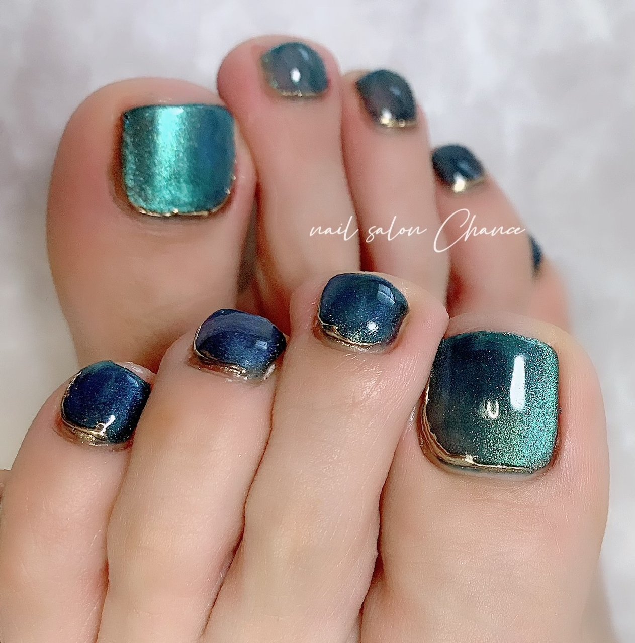 夏 旅行 海 リゾート フット Nailsalon Chanceのネイルデザイン No ネイルブック