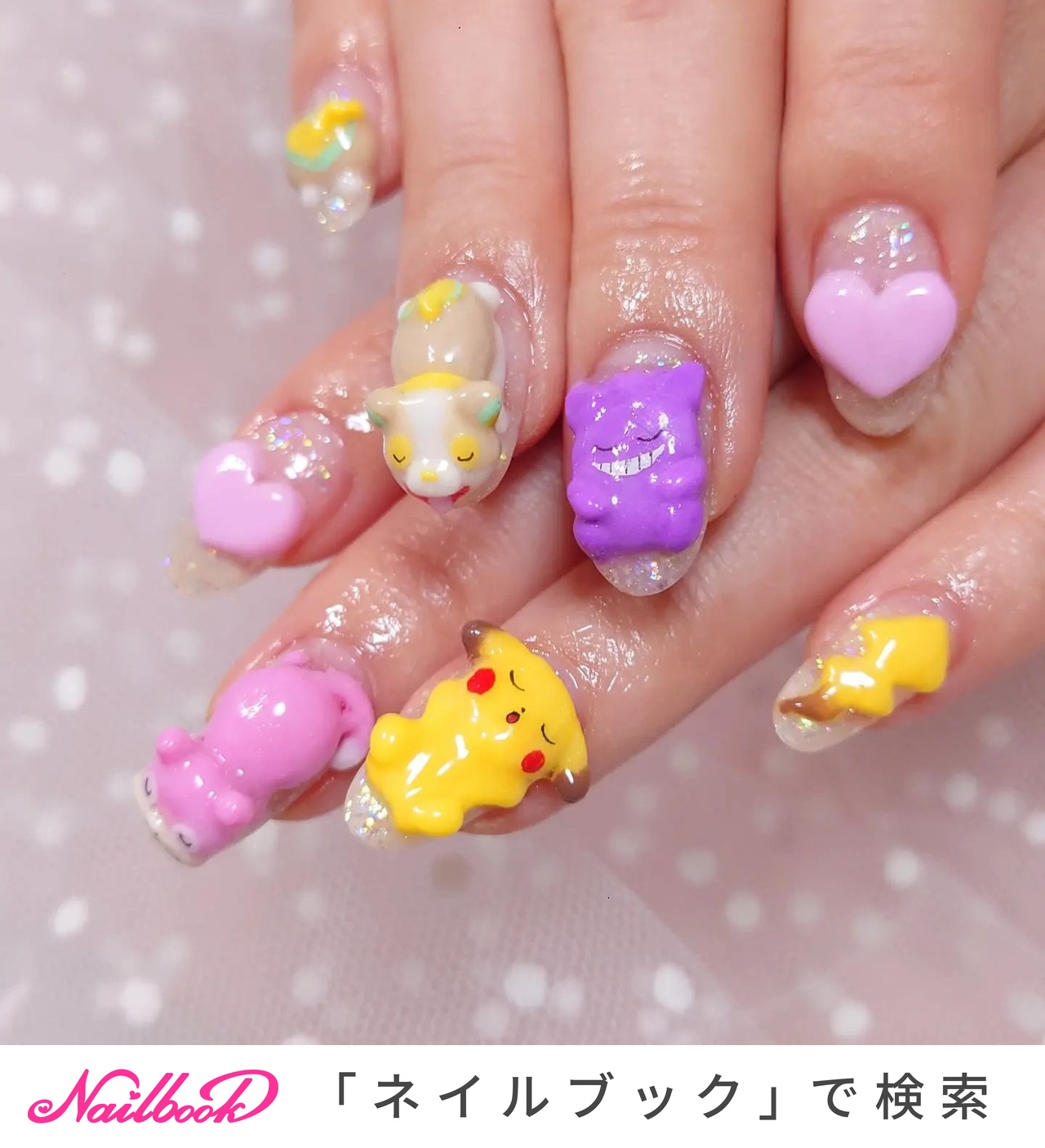 おすすめ順 春 ポケモンネイルのネイルデザイン ネイルブック