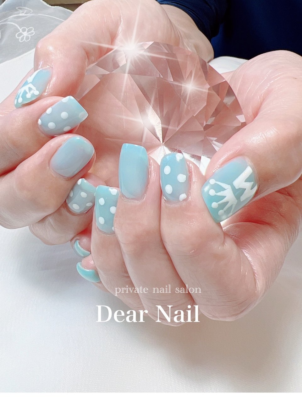 春 夏 ハンド ワンカラー ドット Dearnail39のネイルデザイン No ネイルブック