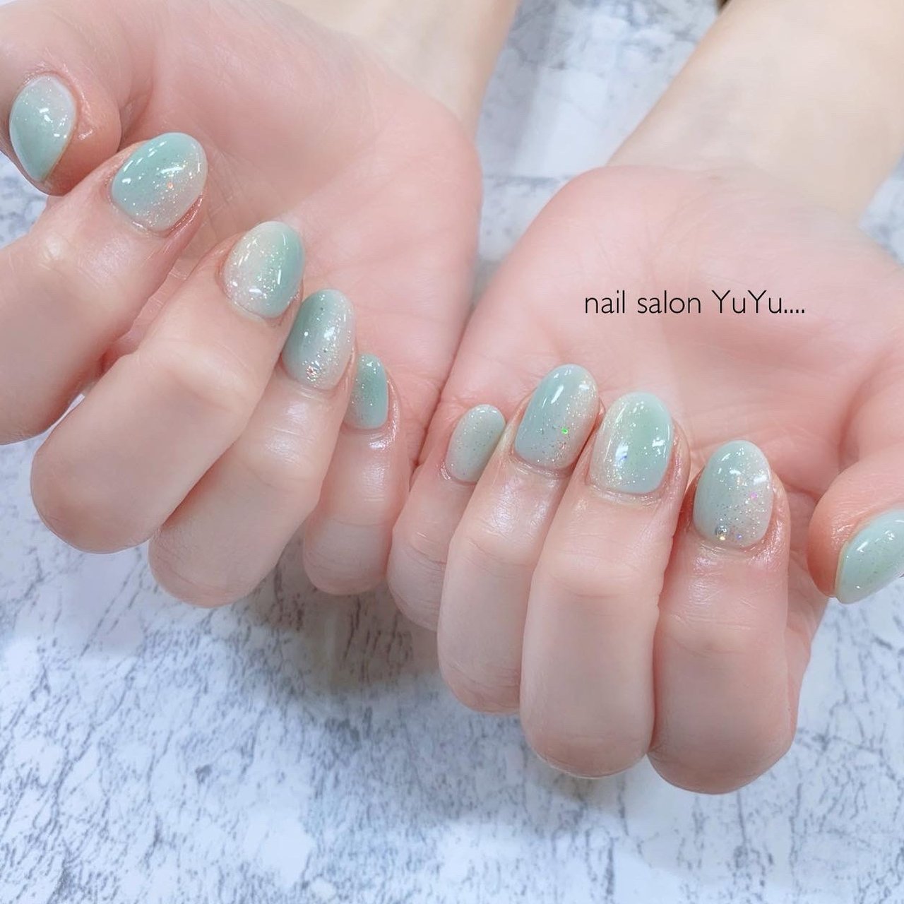 春 夏 ハンド グラデーション ショート Nail Salon Yuyuのネイルデザイン No ネイルブック