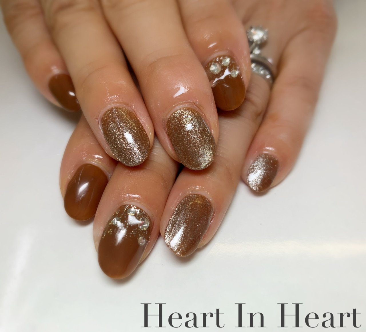 オールシーズン/ハンド/シンプル/ラメ/ワンカラー - Heart In Heartの