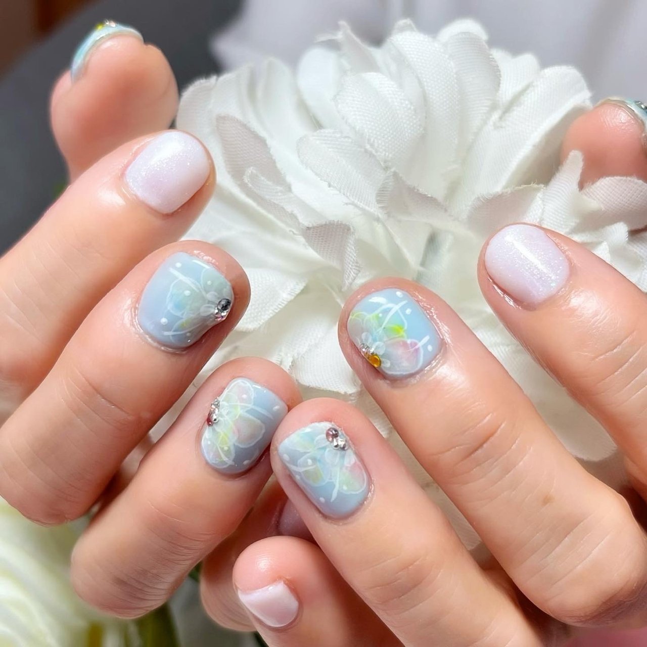 春 夏 ハンド シンプル ワンカラー Nail Room Souvenirのネイルデザイン No ネイルブック