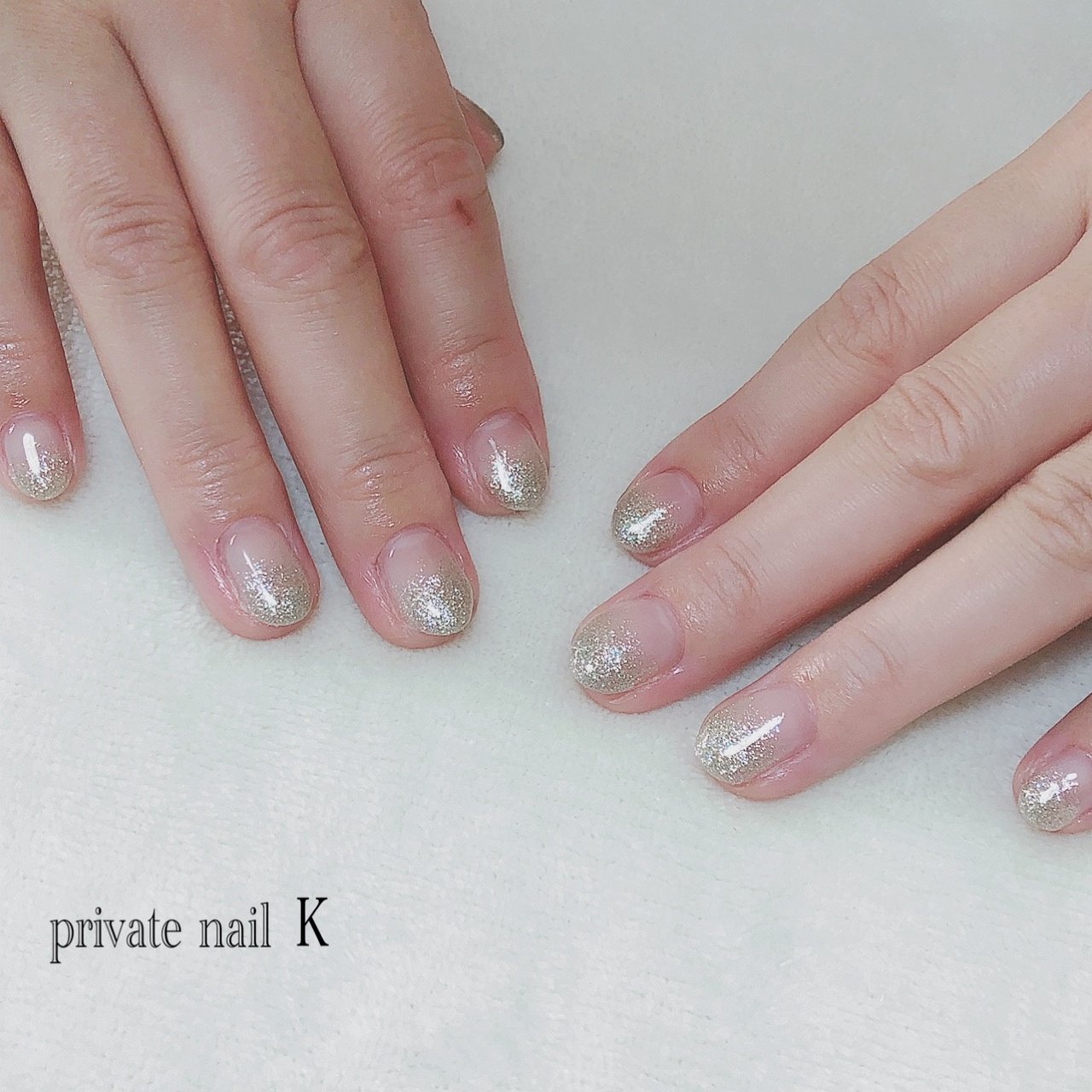 オールシーズン ハンド グラデーション ラメ ショート Nailkのネイルデザイン No ネイルブック