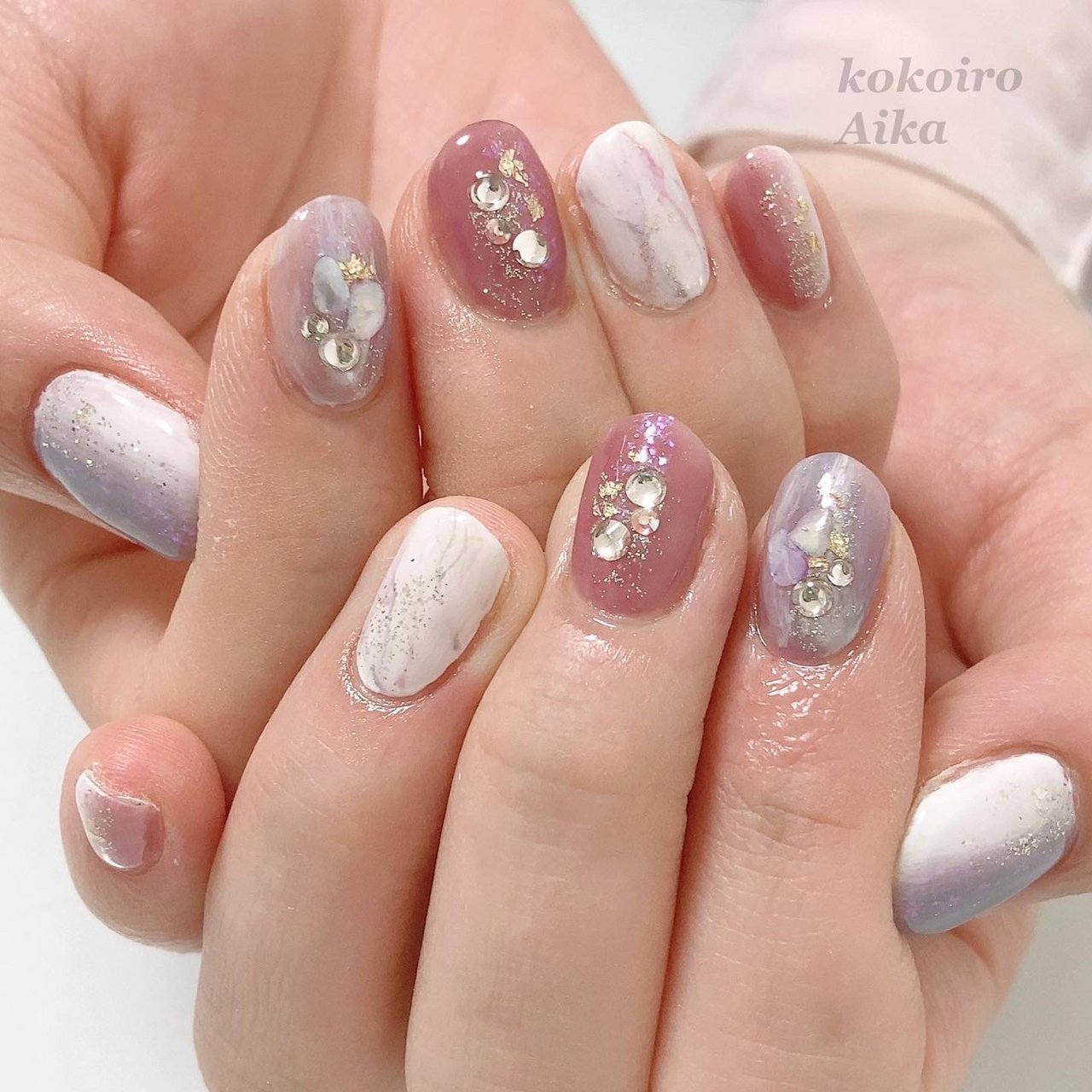 春 夏 梅雨 海 ハンド Kokoiro Aikaのネイルデザイン No ネイルブック