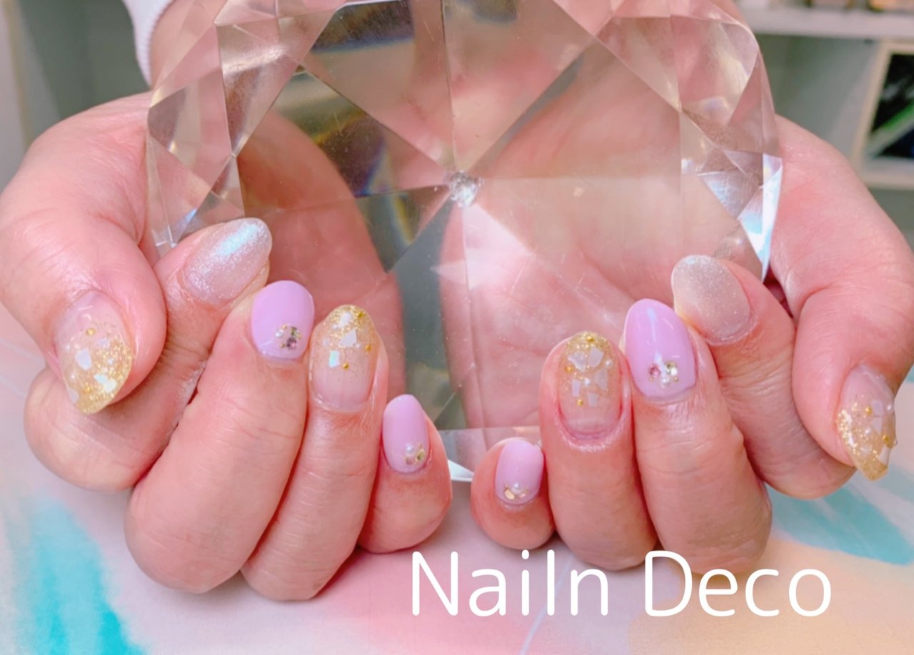 春 夏 入学式 女子会 ハンド Nailndecoのネイルデザイン No ネイルブック