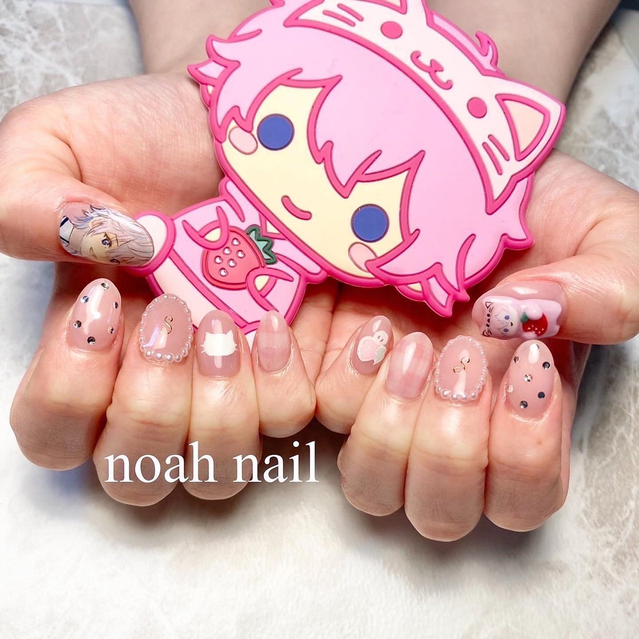 チェック 痛ネイル キャラクター 3d Ayaka のネイルデザイン No ネイルブック