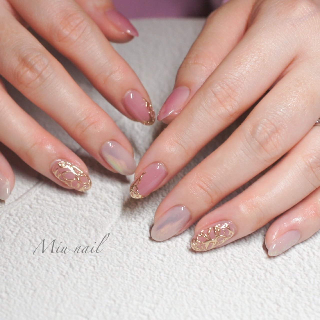 春 夏 梅雨 ハンド ニュアンス Miunail ミュウ ネイル のネイルデザイン No ネイルブック