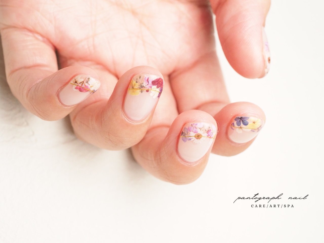 オールシーズン ブライダル デート 女子会 ハンド Pantograph Nail パンタグラフネイル のネイルデザイン No ネイルブック