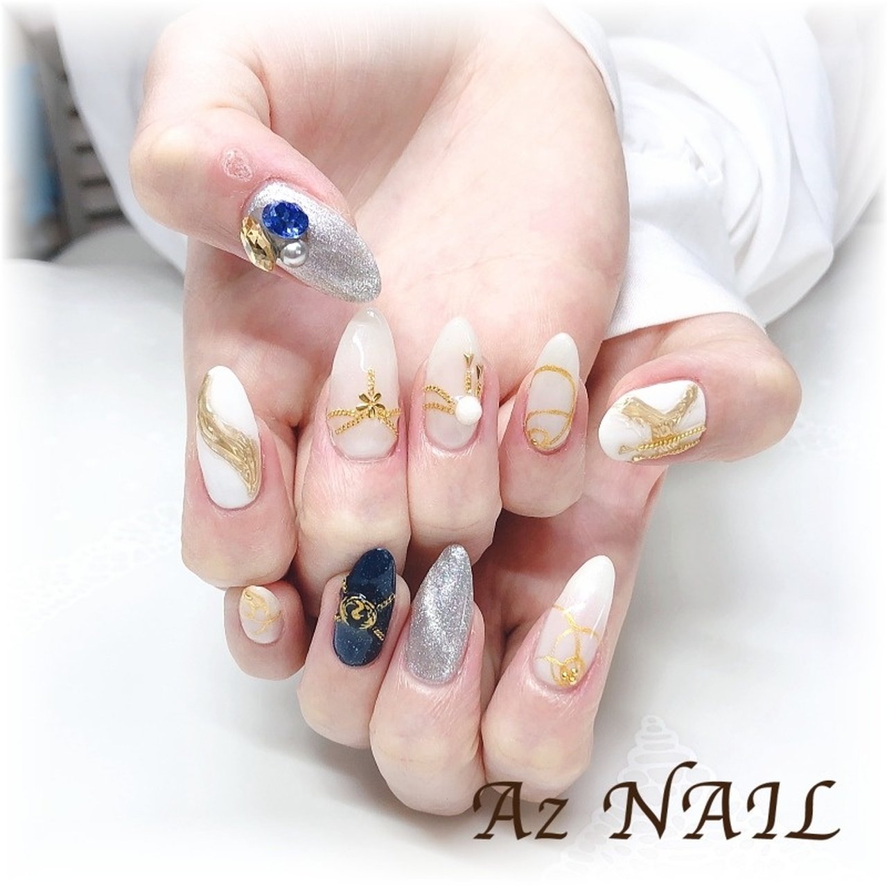 ライブ パーティー ハンド 痛ネイル キャラクター Az Nail ゆき のネイルデザイン No ネイルブック