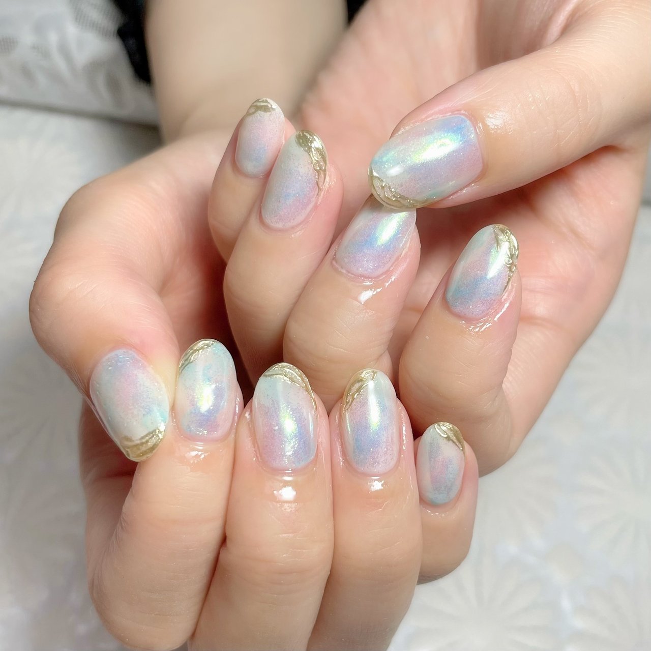 夏 梅雨 パーティー ハンド シースルー Only Nail 西船橋南口徒歩6分 のネイルデザイン No ネイルブック