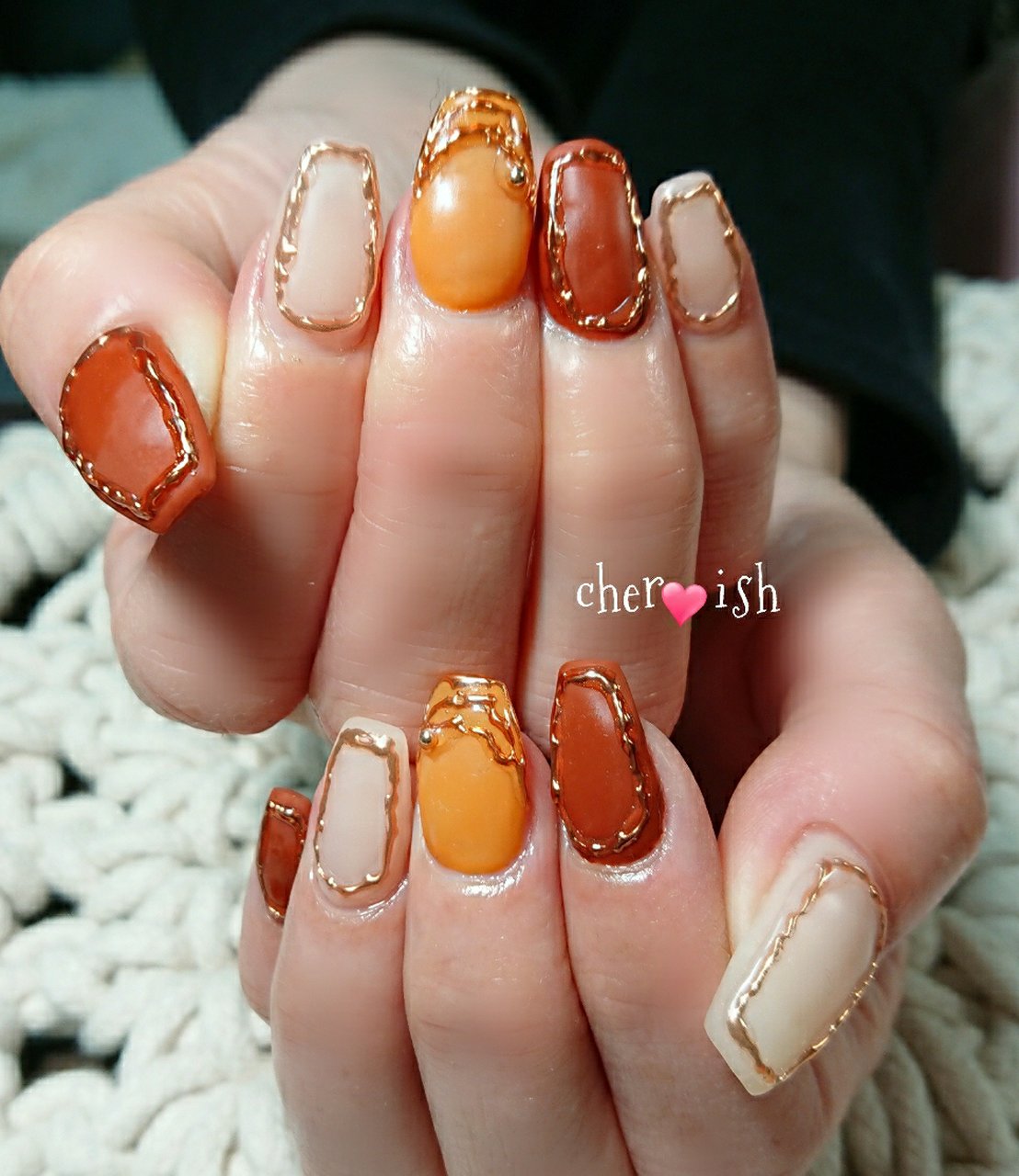 ハンド ニュアンス マット ミラー アイシング Private Nail Salon Cher Ishのネイルデザイン No ネイルブック