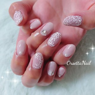 バラレースネイルのネイルデザイン｜ネイルブック