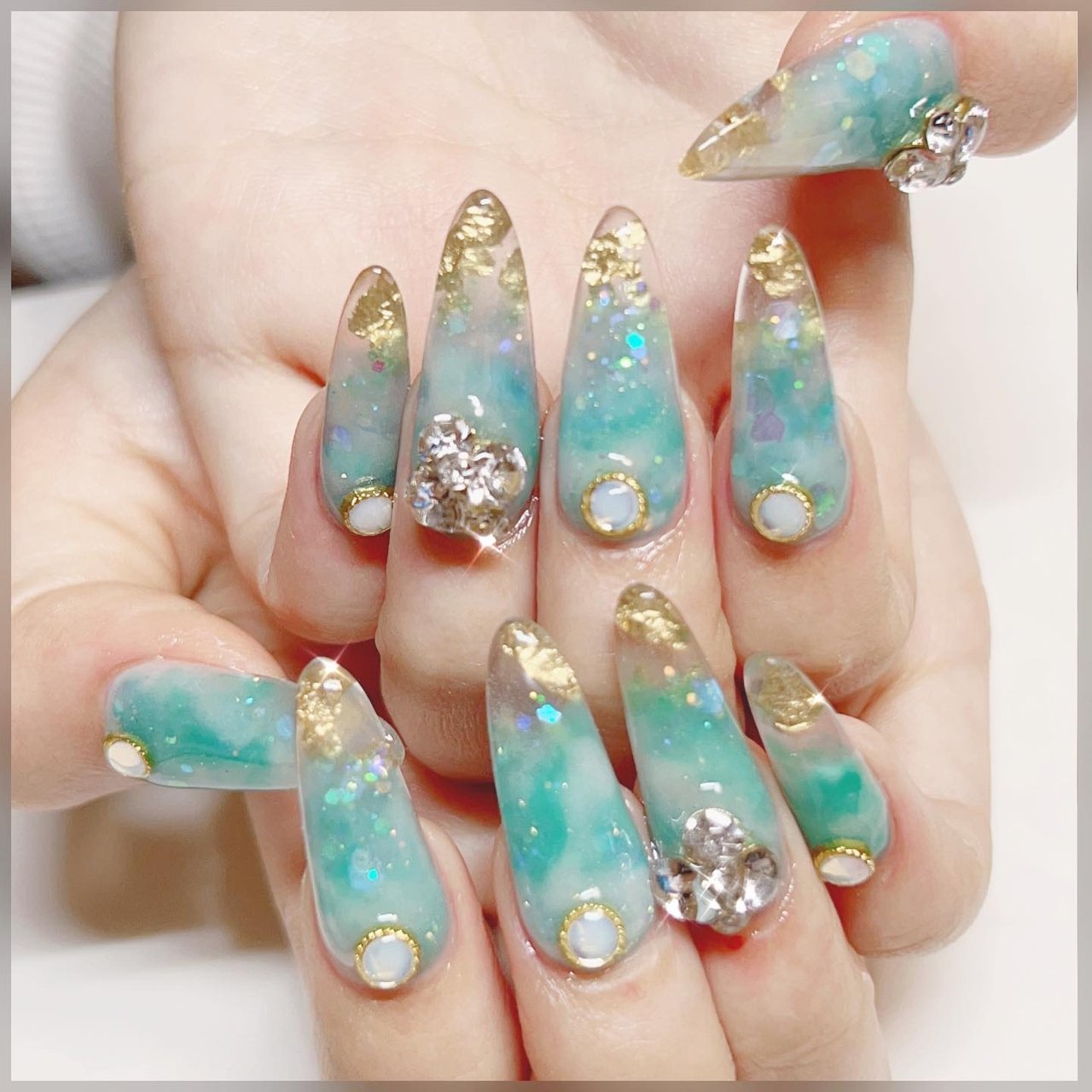 夏 旅行 海 リゾート ハンド Liliys Le Eleのネイルデザイン No ネイルブック