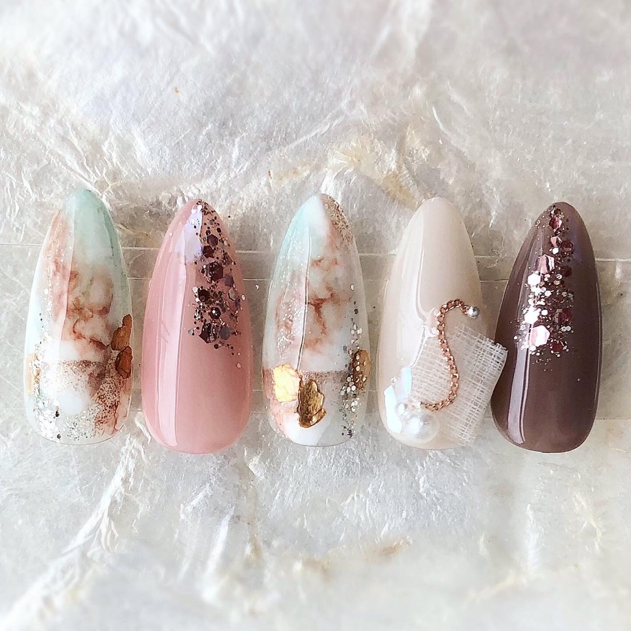 春 夏 オールシーズン 海 ハンド 取手市ネイルサロン U のネイルデザイン No ネイルブック