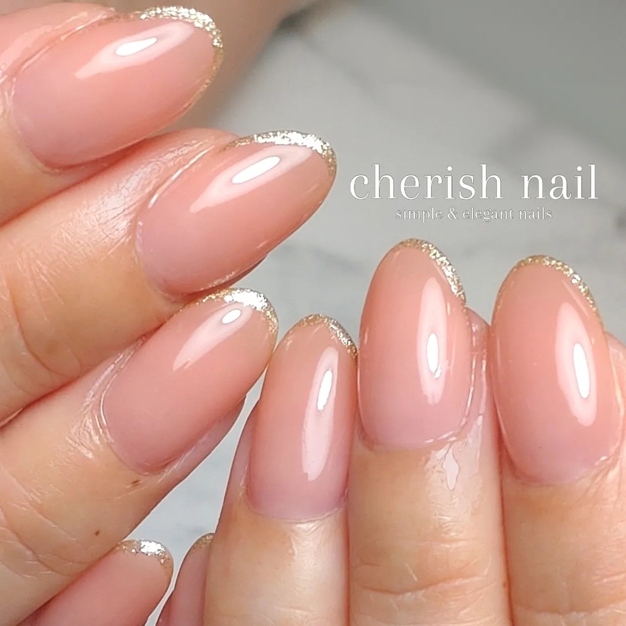 春 オールシーズン オフィス ブライダル ハンド 神戸市垂水区 ネイルサロン Cherish Nail チェリッシュネイル のネイル デザイン No ネイルブック