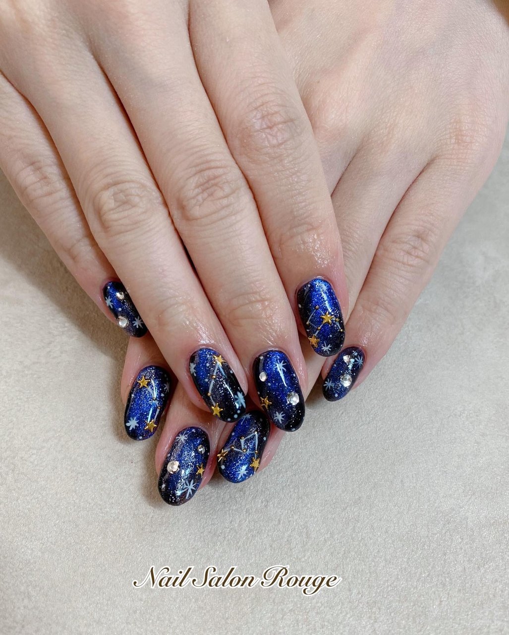 オールシーズン 梅雨 七夕 海 ハンド 郡山 Nail Salon Rougeのネイルデザイン No ネイルブック