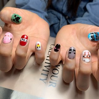 マイクラネイルのネイルデザイン ネイルブック