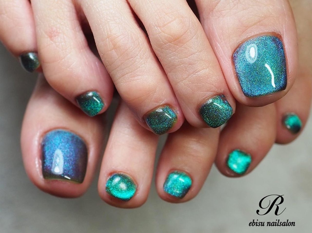 オールシーズン リゾート ライブ 女子会 フット Ebisu Nailsalon Rのネイルデザイン No ネイルブック