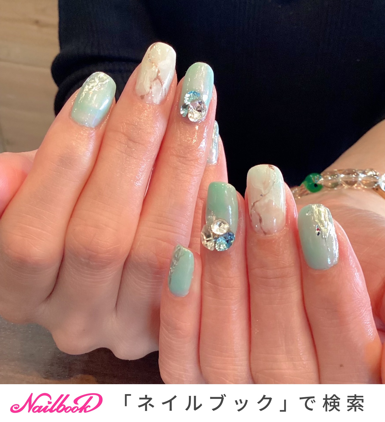 春/夏/海/リゾート/ハンド - レイールディッチャ　ネイル&スクールのネイルデザイン[No.7248161]｜ネイルブック