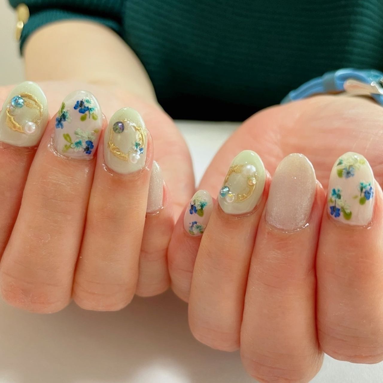 春 夏 梅雨 七夕 ハンド Style8のネイルデザイン No ネイルブック