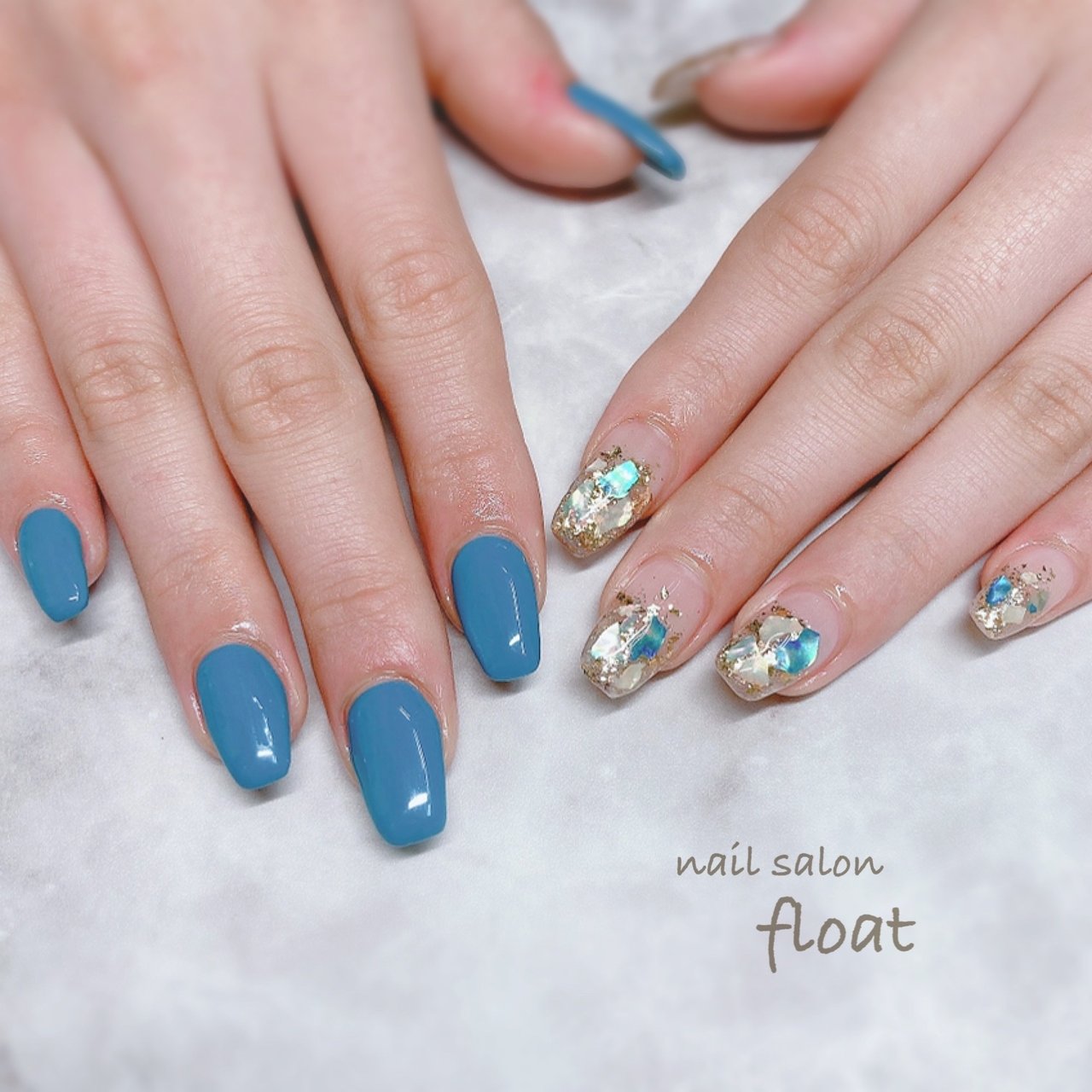 夏 オールシーズン 海 リゾート ハンド Nail Salon Floatのネイルデザイン No ネイルブック