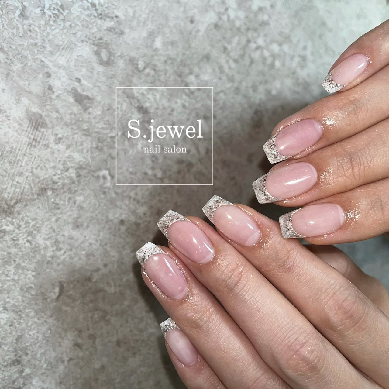 フレンチ S Jewelのネイルデザイン No ネイルブック