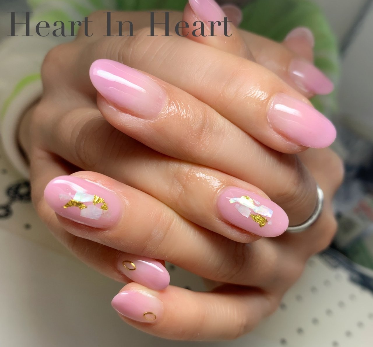 オールシーズン オフィス ハンド シンプル グラデーション Heart In Heartのネイルデザイン No ネイルブック
