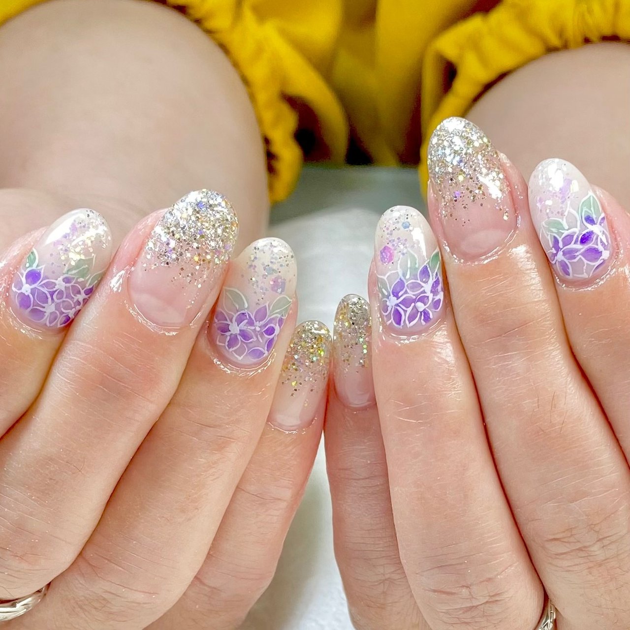 春 夏 梅雨 ハンド ラメ Nail Salon Lamer ラメール のネイルデザイン No ネイルブック