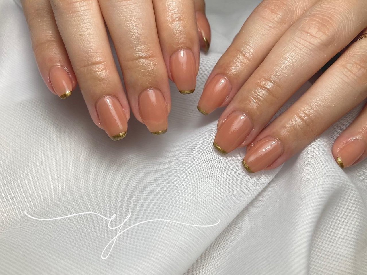 オールシーズン 旅行 オフィス ブライダル ハンド Nail Salon Yのネイルデザイン No ネイルブック