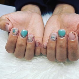結婚式お呼ばれネイルのネイルデザイン ネイルブック