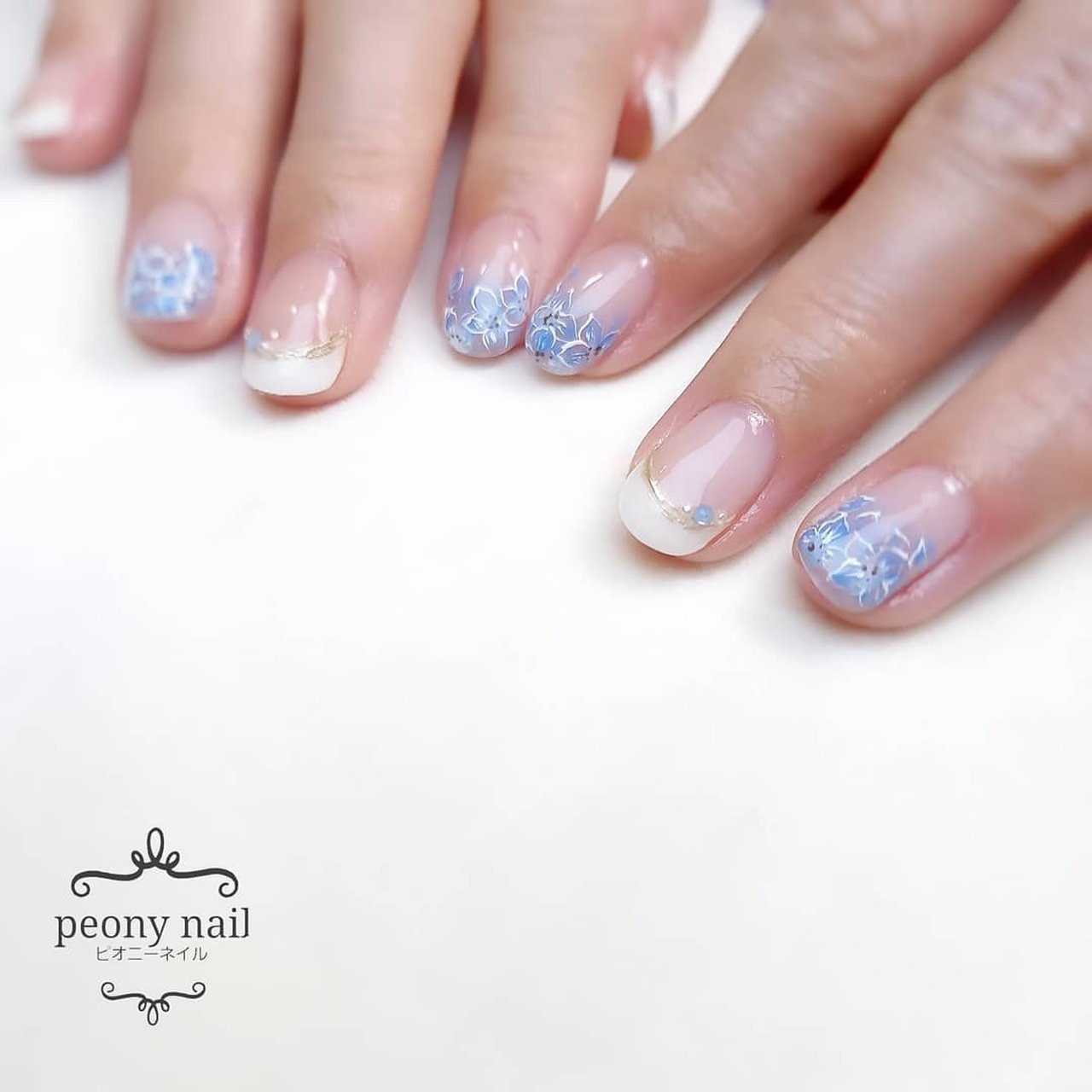 春 夏 旅行 オフィス ハンド Peony Nail ピオニーネイル横浜のネイルデザイン No ネイルブック