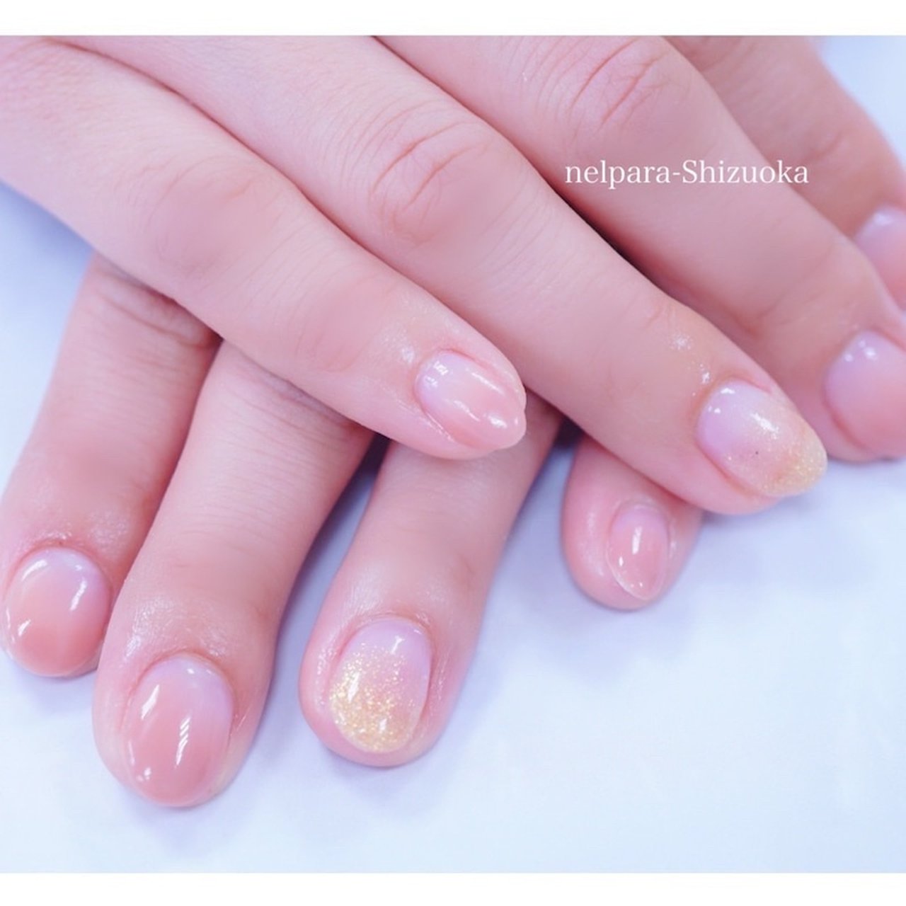 オールシーズン ハンド グラデーション ショート クリア ネルパラ静岡イトーヨーカドー店のネイルデザイン No ネイルブック