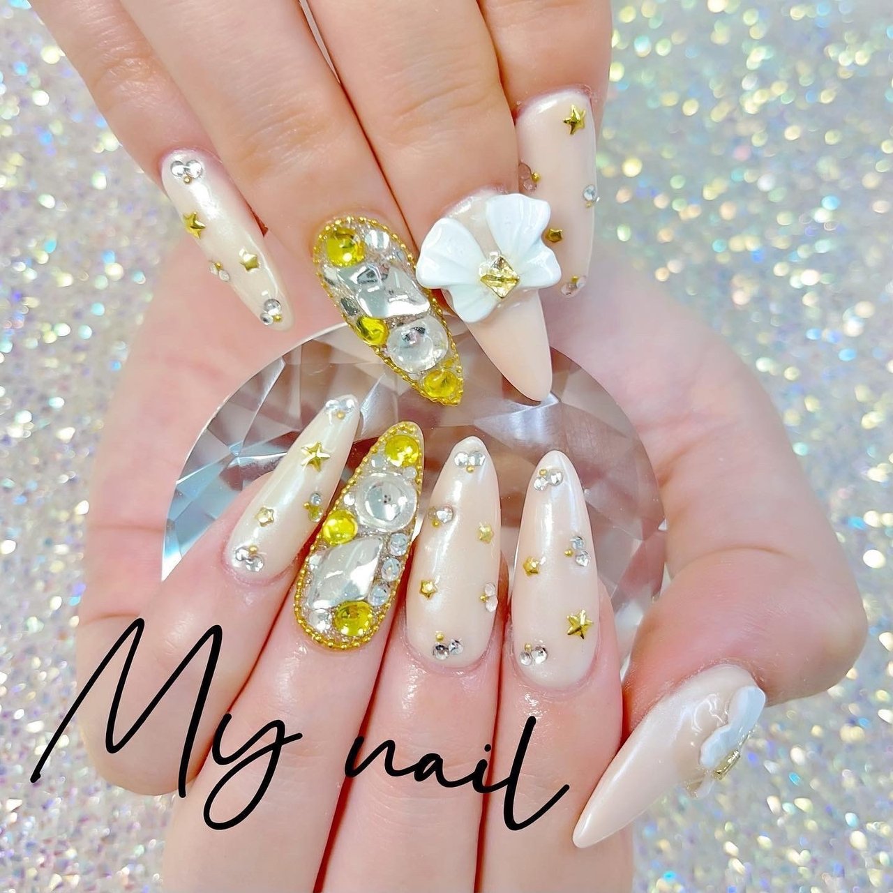 春 夏 オフィス ブライダル ハンド My Nailのネイルデザイン No ネイルブック