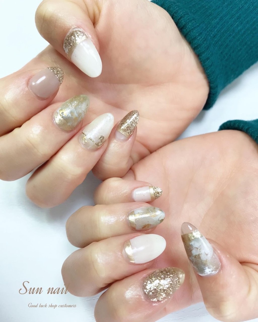 オールシーズン 旅行 梅雨 ハンド イニシャル Sunnailのネイルデザイン No ネイルブック