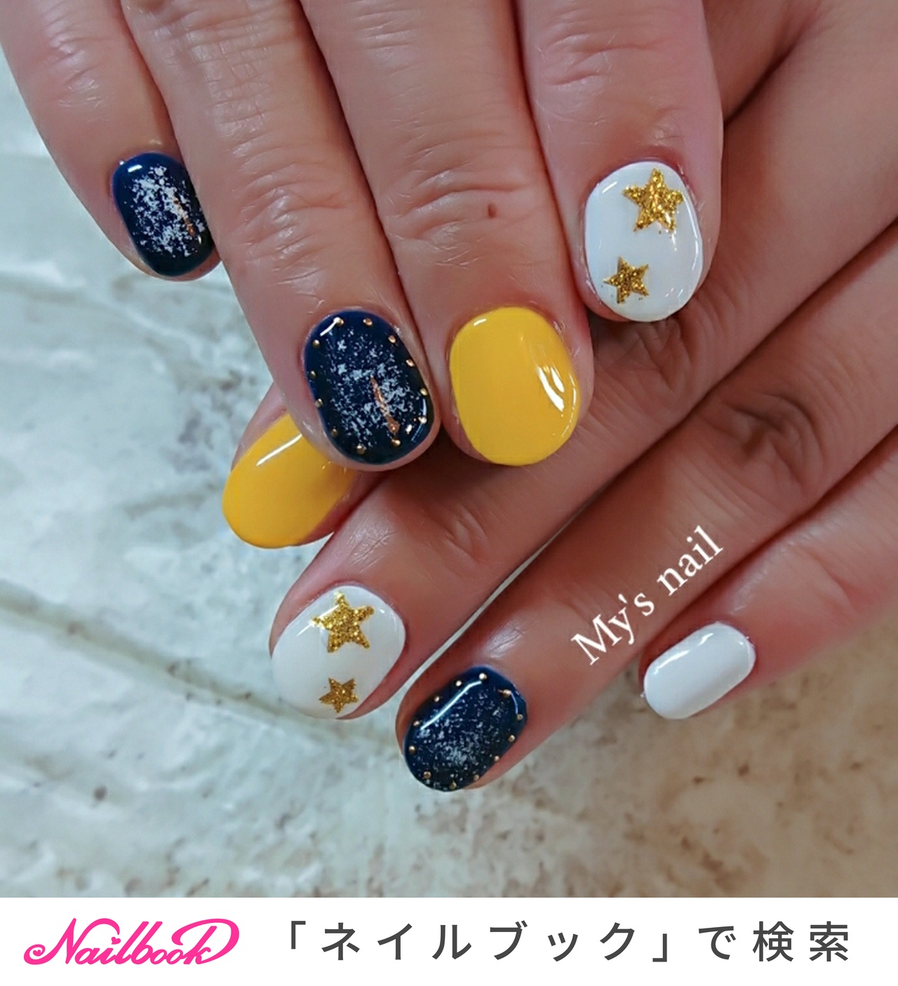 デニムネイル 春ネイルのネイルデザイン | ネイルホリック Top coat｜ネイル