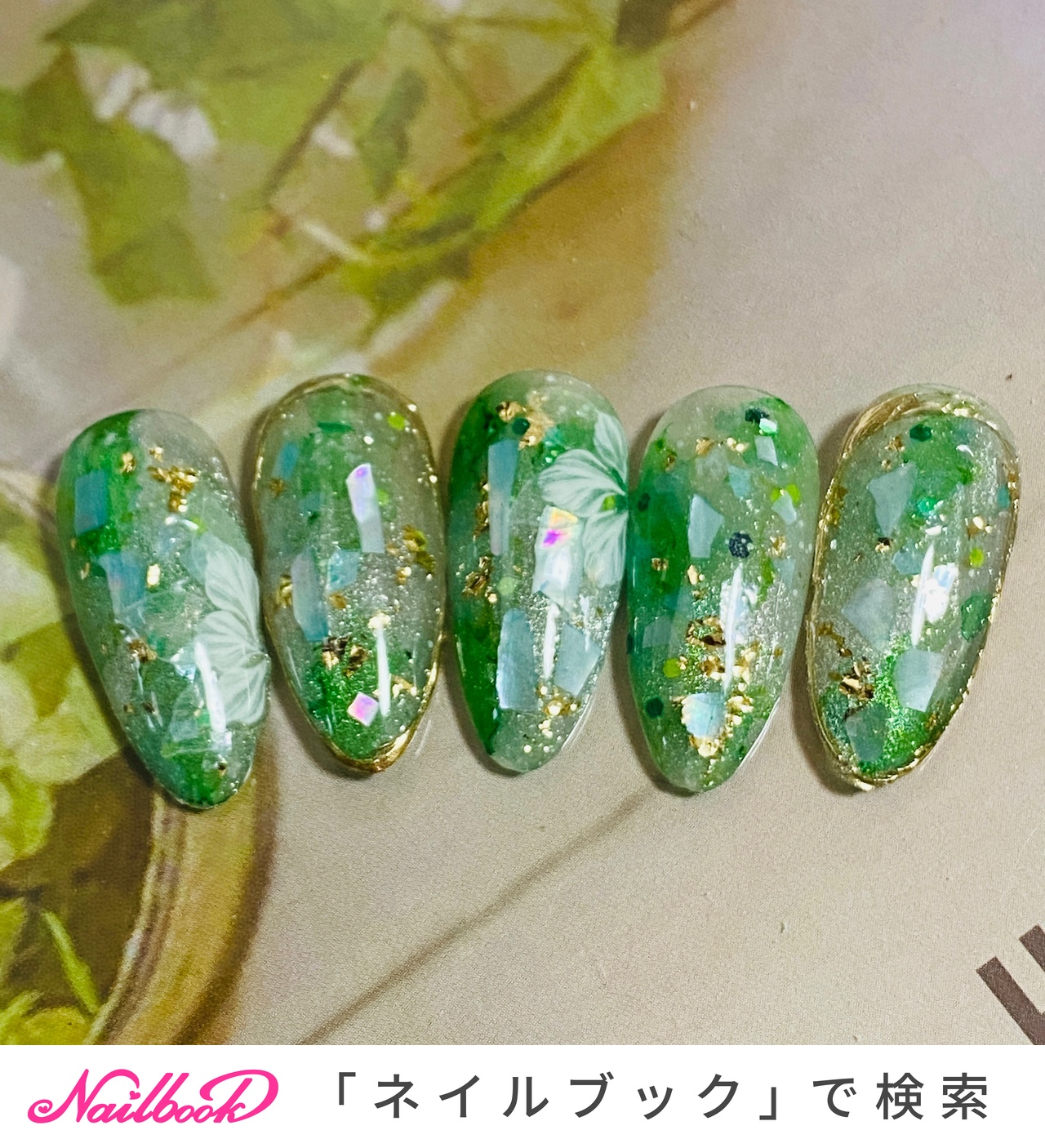 暗闇で光るのネイルデザイン ネイルブック