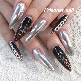 オーダー専用】 マグネットネイル ギャル ロングネイル ちゅるん