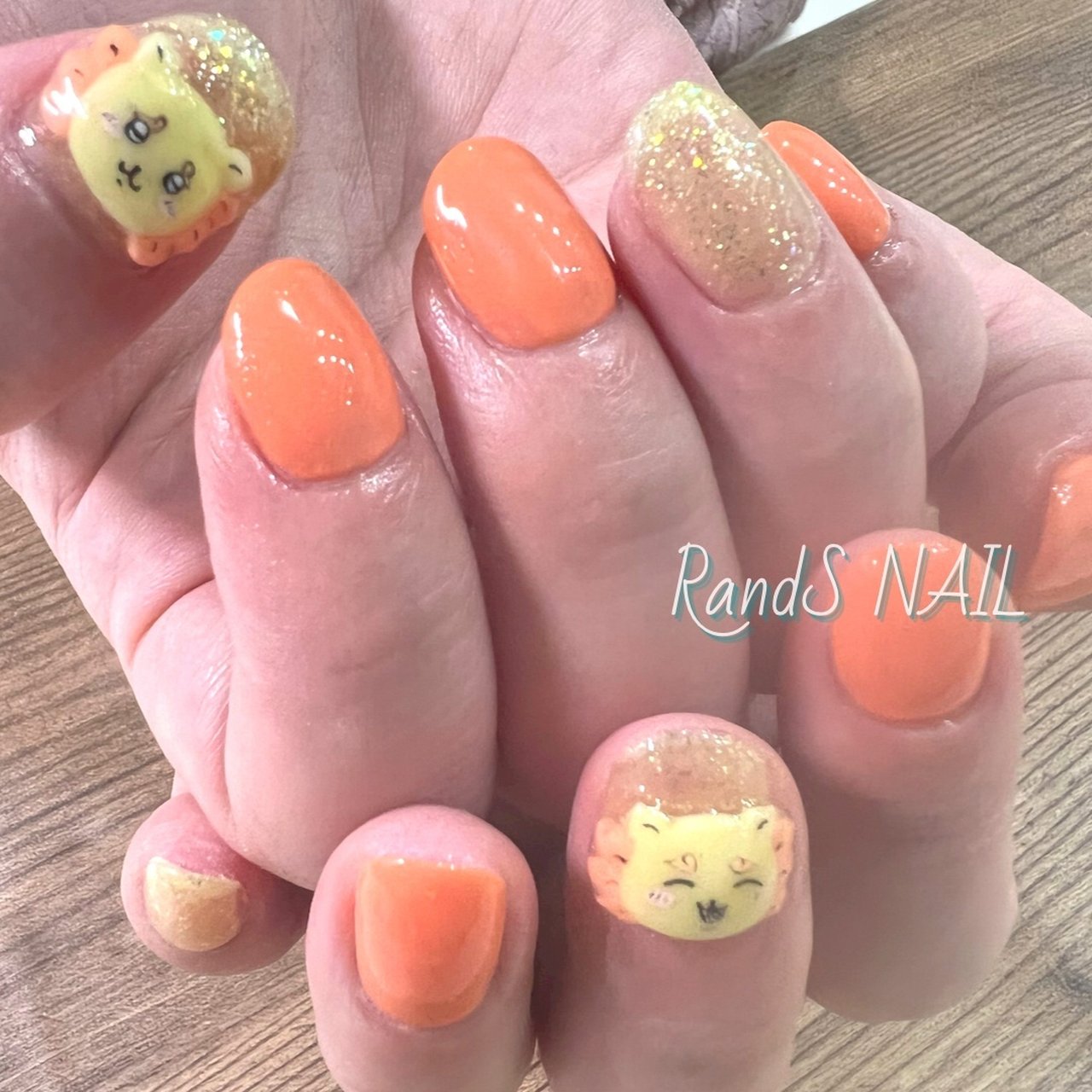 ワンカラー 痛ネイル キャラクター 3d お客様 Sumire 池袋rands Nailのネイルデザイン No ネイルブック