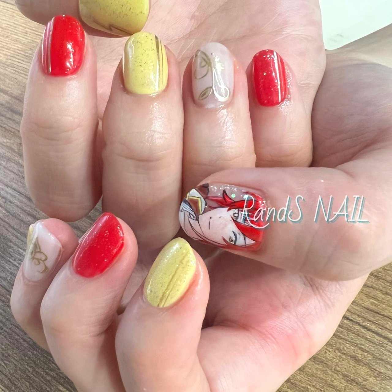 痛ネイル キャラクター ジェルネイル お客様 Sumire 池袋rands Nailのネイルデザイン No ネイルブック