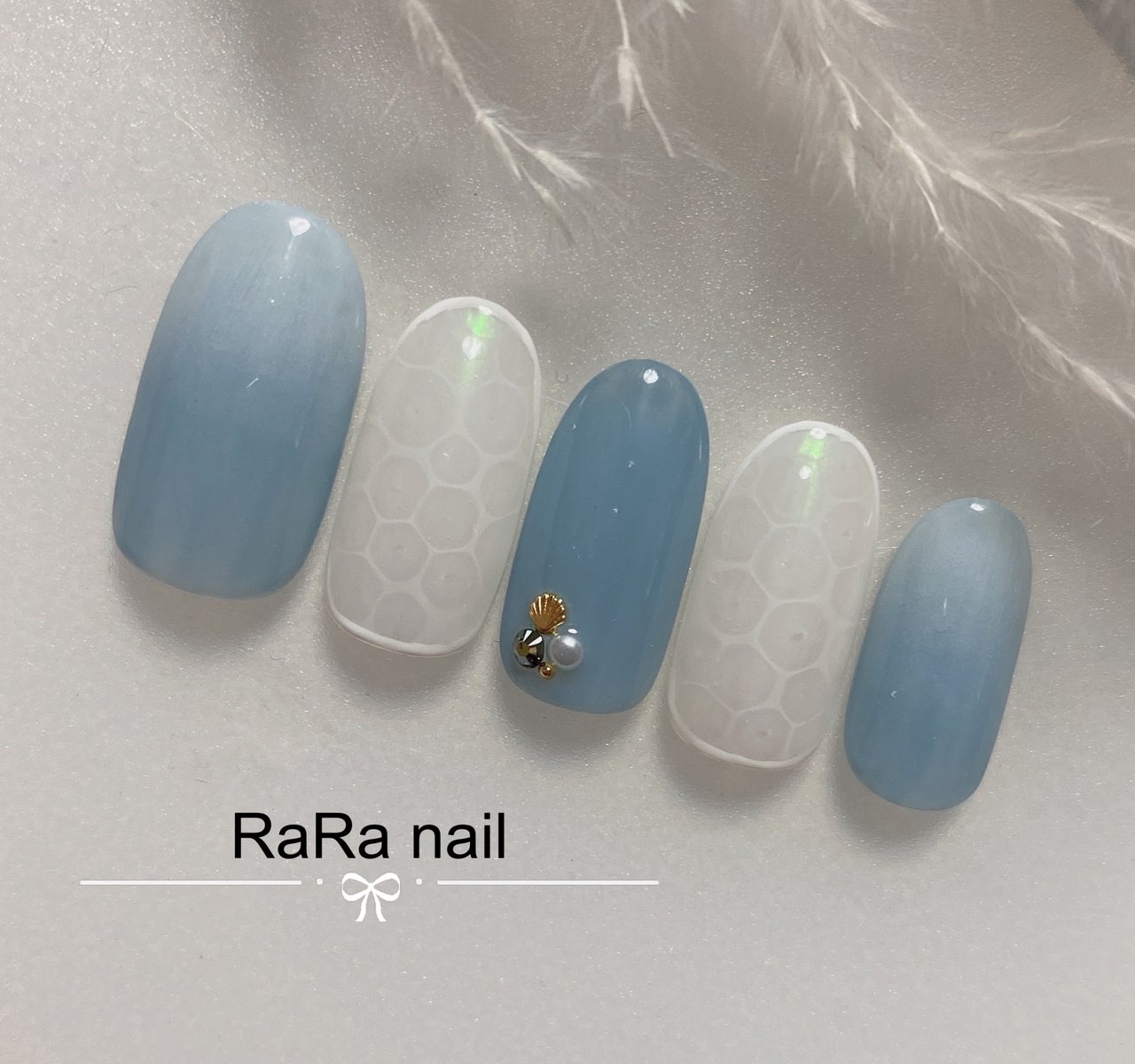 夏 海 ハンド シンプル グラデーション Rara Nailのネイルデザイン No ネイルブック