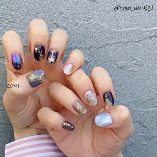 キャラクター/ニュアンスのネイルデザイン｜ネイルブック 