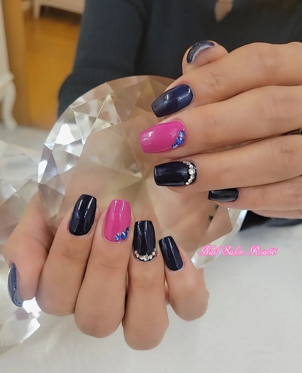 オールシーズン ハンド ワンカラー ミディアム ピンク Nail Salon Rose 56のネイルデザイン No ネイルブック