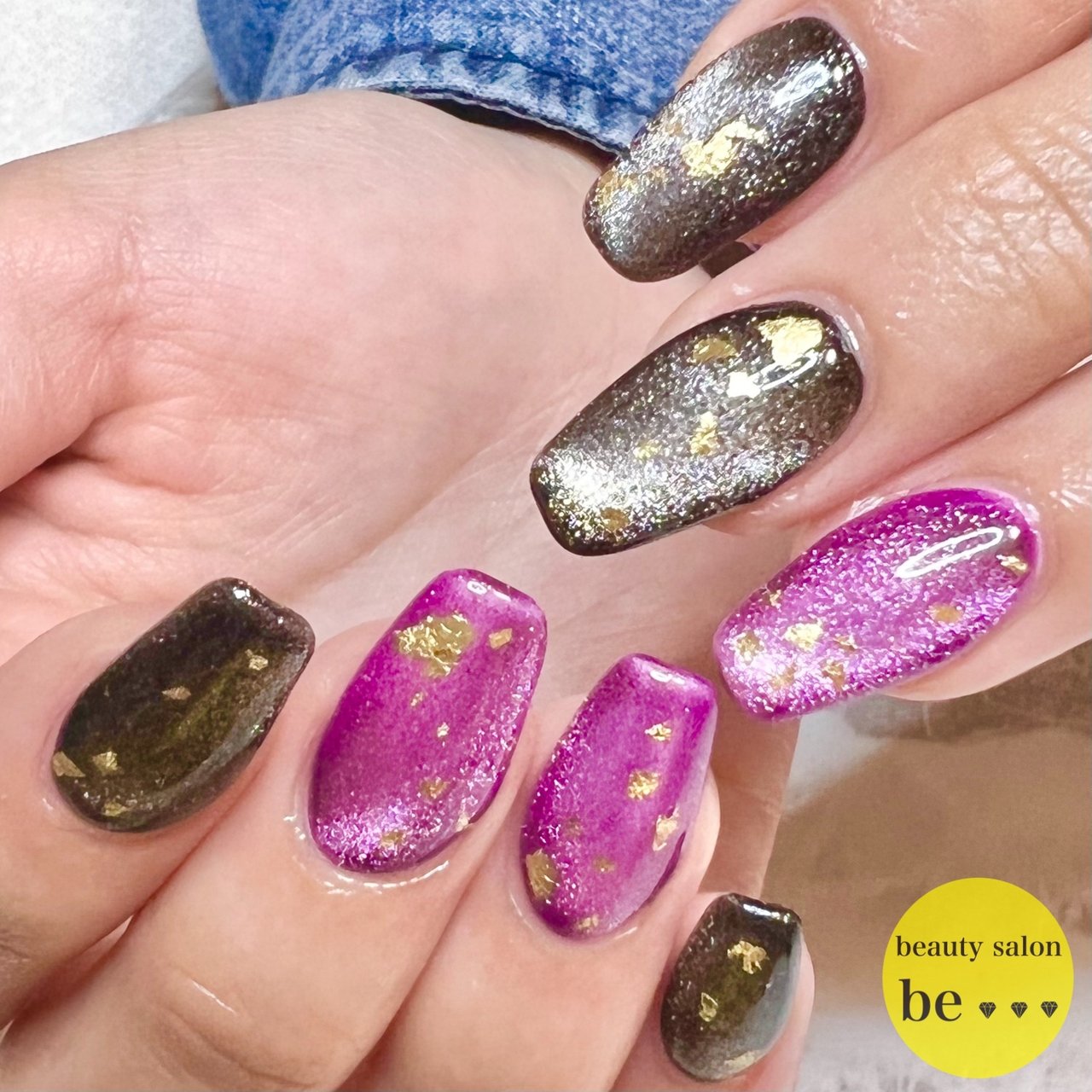 ハンド ピンク ブラック Beのネイルデザイン No ネイルブック