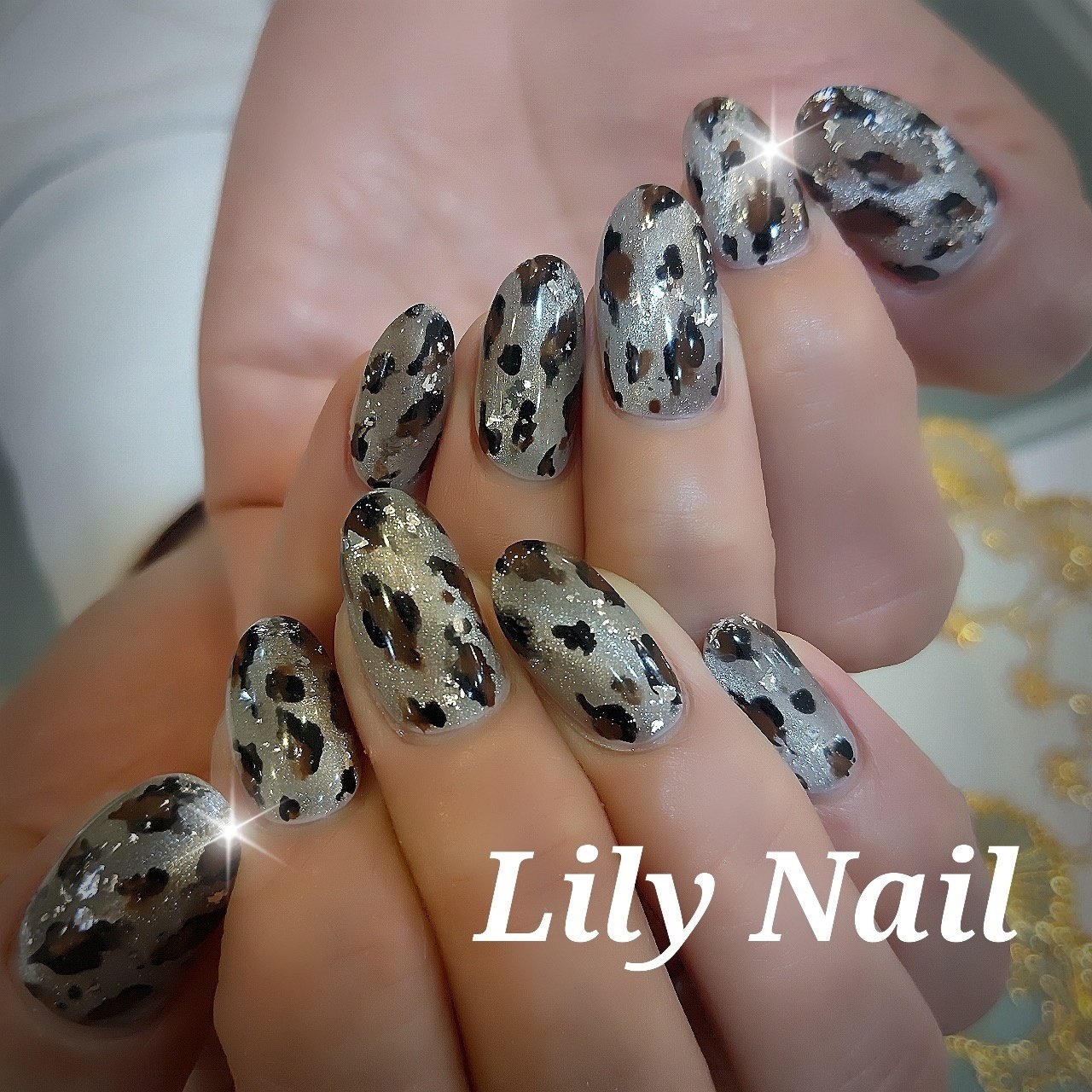 秋 冬 ハンド ショート シルバー aのネイルデザイン No ネイルブック