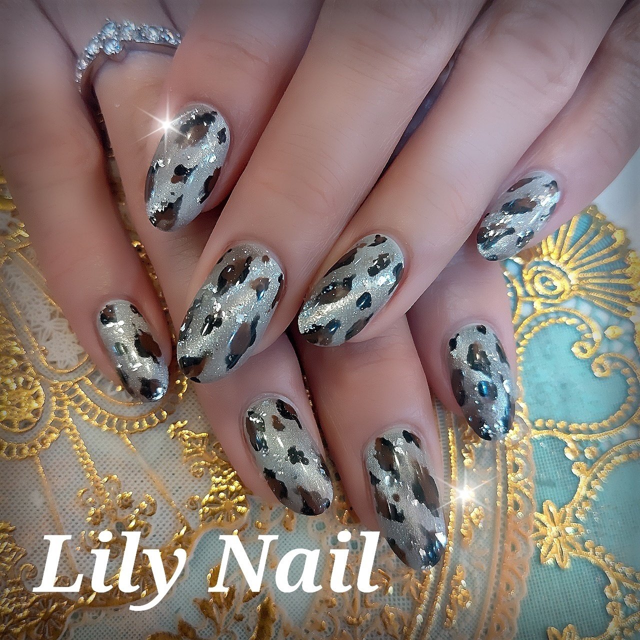 秋 冬 ハンド ショート シルバー aのネイルデザイン No ネイルブック