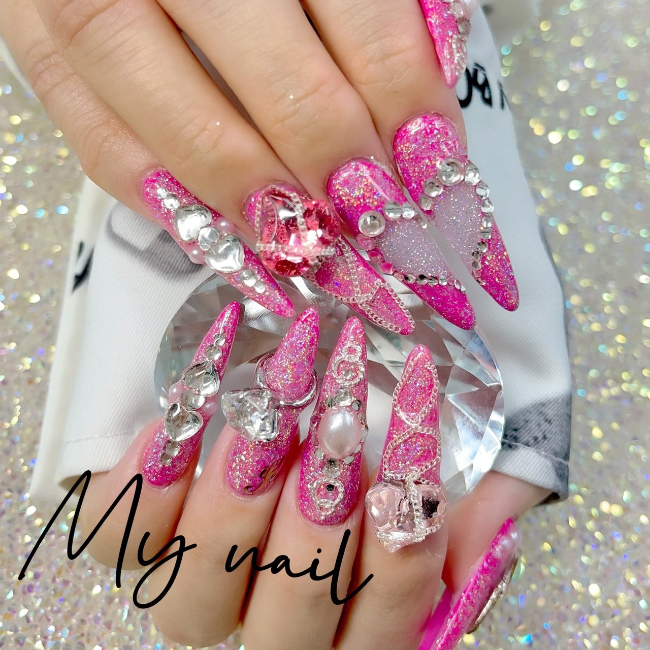 春/夏/ライブ/パーティー/ハンド - my NAILのネイルデザイン[No